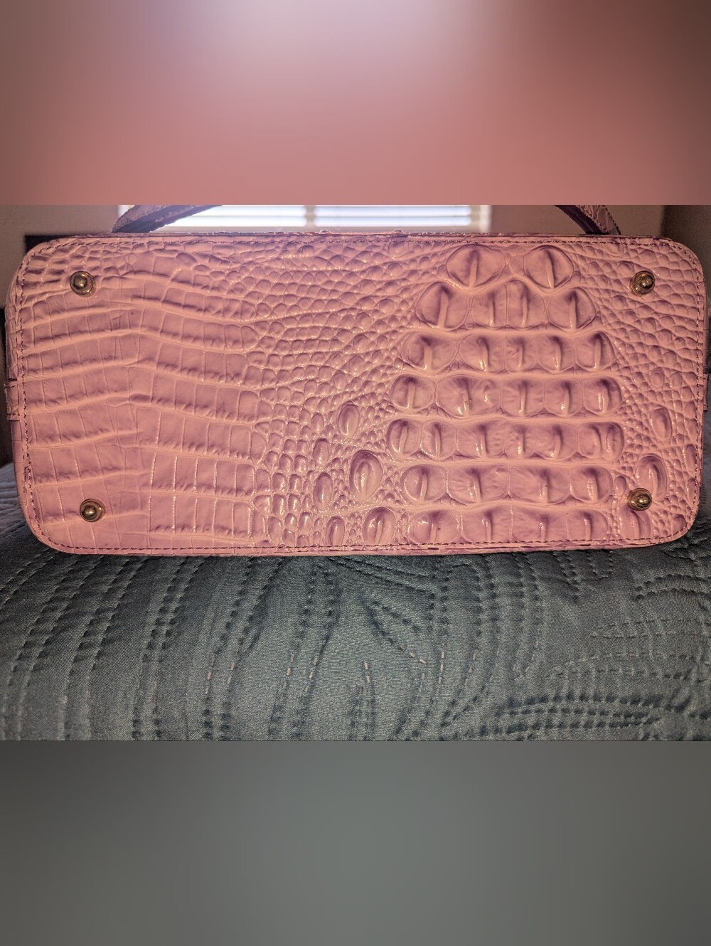BRAHMIN DUXBURY SATCHEL LAVENDER - Picture 6 of 14